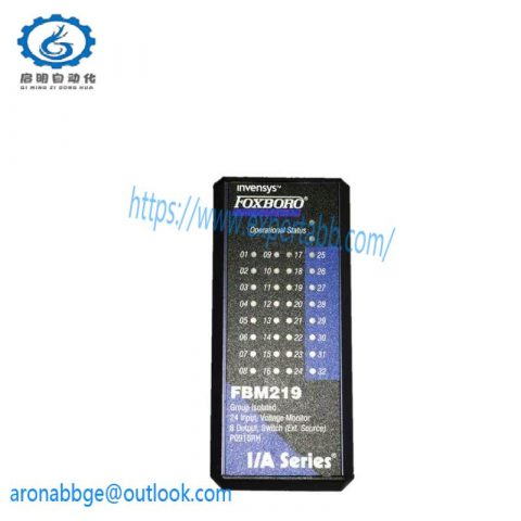 Foxboro FBM219 I/O Module - PLC Expansion for Industrial Automation