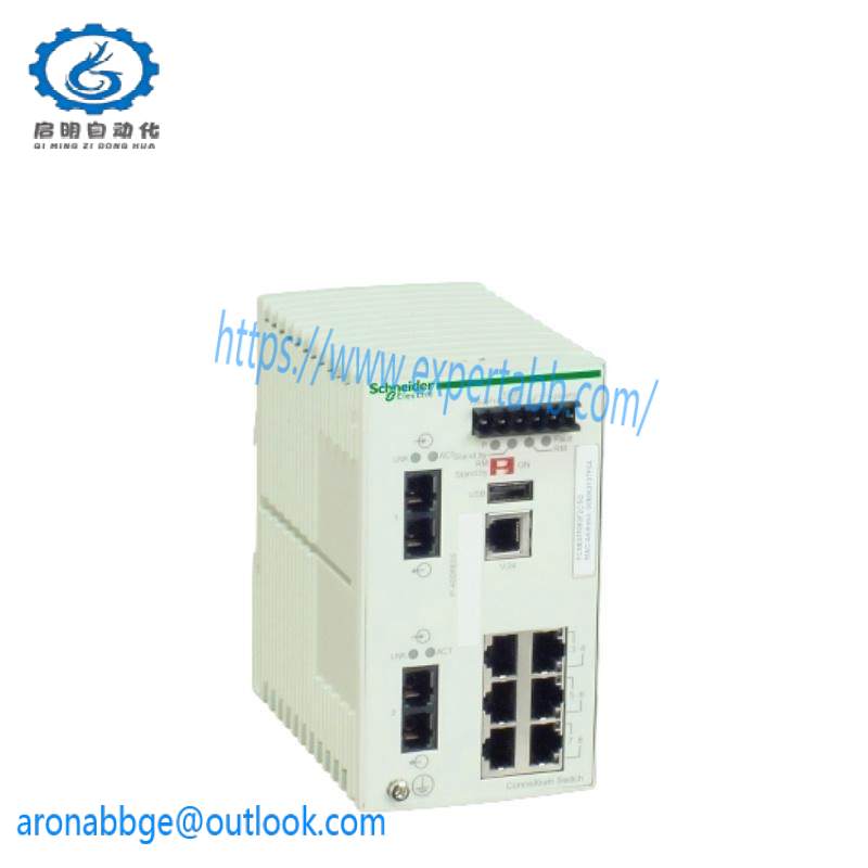 schneider_tcsesm083f2cu0_switch_8_ports.jpg Schneider Electric TCSESM083F2CU0: High-Performance 8-Port Industrial Ethernet Switch
