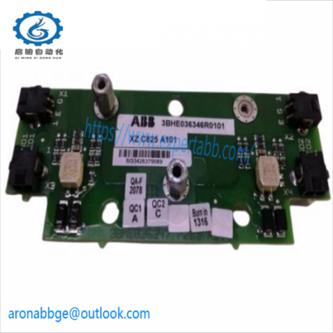 ABB 3BHE036346R0101 - XZ C825 A101 Card, Industrial Control Module