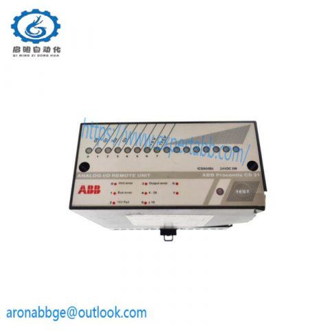 ABB ICSA04B5 Analog I/O Remote Unit - Advanced Industrial Control Solution
