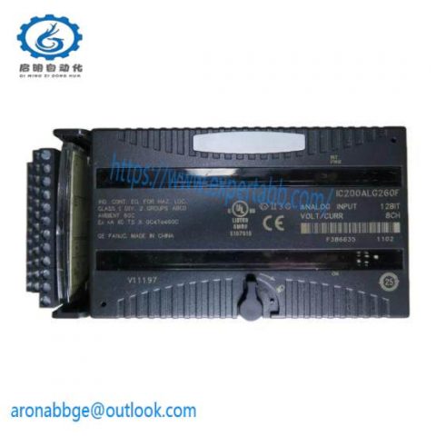 Emerson IC200ALG260 Analog Input I/O Module - 8 Channel, 12-bit Voltage/Current Input