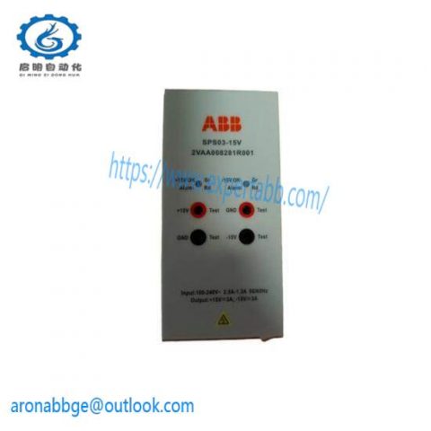 ABB 2VAA 008281R001 Power Supply Module, Advanced Industrial Automation Solutions
