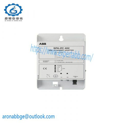 ABB SPA-ZC 402 Ethernet Adapter, for Advanced Industrial Networking Solutions