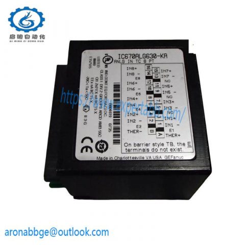 GE Fanuc IC670ALG630 Analog Input PLC Module - Precision Control for Industrial Automation