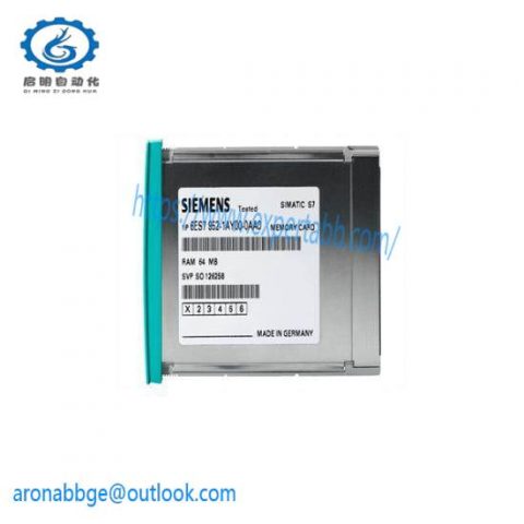 SIEMENS 6ES7952-1AS00-0AA0 RAM Memory Card - Enhancing PLC Performance