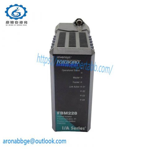 Foxboro FBM228 P0922QS: Fieldbus Module with 4 Ports, Precision & Reliability in Industrial Control
